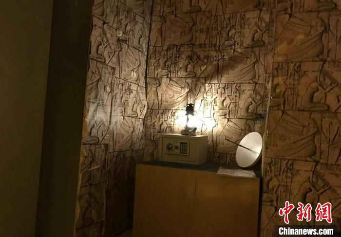 資料圖：密室逃脫場景。　李庭耀 攝