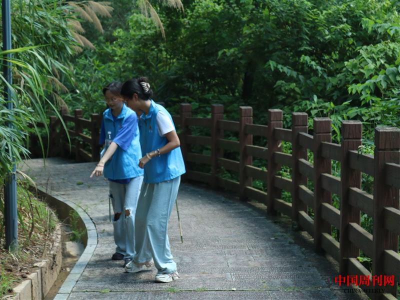 15圖為實踐團成員跟隨藥農上山辨識當地特色中草藥。2.jpg